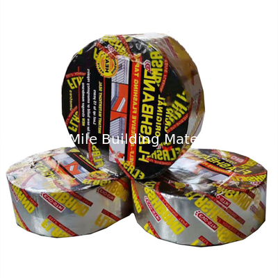 Grey Aluminum Foil Self Adhesive Bitumen / Flashing Tape,  Bitumen waterproof flashing band, SGS/CE Certification