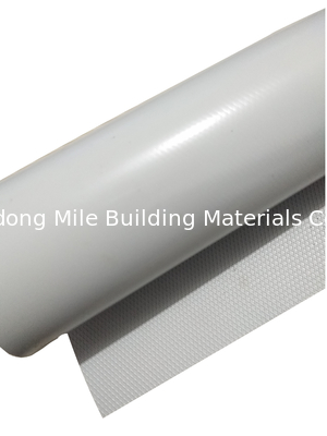 1.5mm PVC Polyester Reinforced Backing Fabric Waterproof Roofing Membrane Flat Roofing Construction