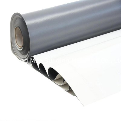 Homogeneous polyester felt reinforced opal green waterproofing TPO membrane for  basement