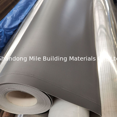 Homogeneous polyester felt reinforced opal green waterproofing TPO membrane for bridge