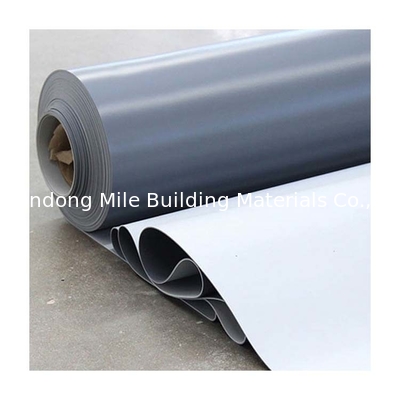 Homogeneous polyester felt reinforced opal green waterproofing TPO membrane for bridge