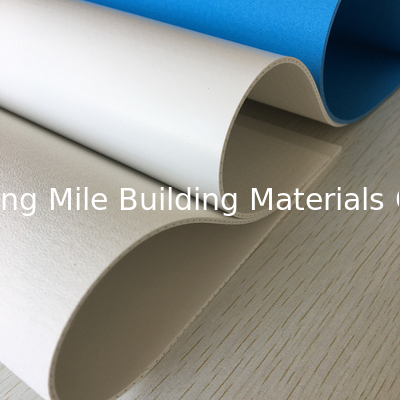 PVC  reinforced with fabric waterproof, different thickness pvc roofing waterproofing membrane