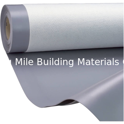 PVC  reinforced with fabric waterproof, different thickness pvc roofing waterproofing membrane