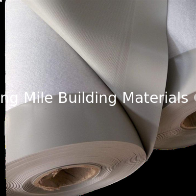 PVC  reinforced with fabric waterproof, different thickness pvc roofing waterproofing membrane
