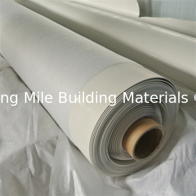 PVC  reinforced with fabric waterproof, different thickness pvc roofing waterproofing membrane