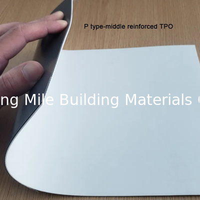 Polyester felt reinforced homogeneous waterproofing TPO memb hot welding homogeneous waterproofing membrane