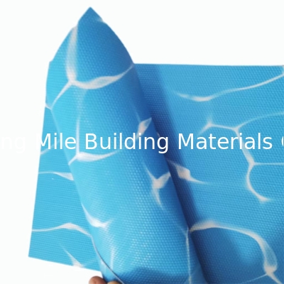 Good tensile strength Heating Weldable polyvinyl chloride pvc swimming pool liner