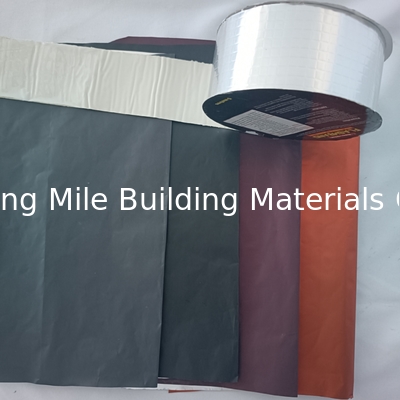 self-adhesive butyl window tape factory supplier butyl flashing tape aluminum foil Butyl rubber waterproof tape
