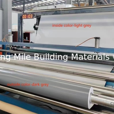 Reinforced with polyester Mesh antiuv pvc roofing membrane pvc waterproofing membrane
