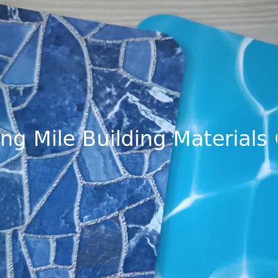 Swimming pool liner pvc waterproof membrane film roll,  Hot sale pvc blue industrial swimming pool liner