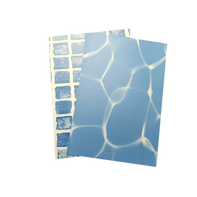 Reinforced with Fabric Blue mosaic polyvinyl chloride pvc swimming pool liner