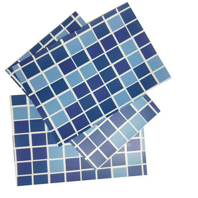 Reinforced with Fabric Blue mosaic polyvinyl chloride pvc swimming pool liner