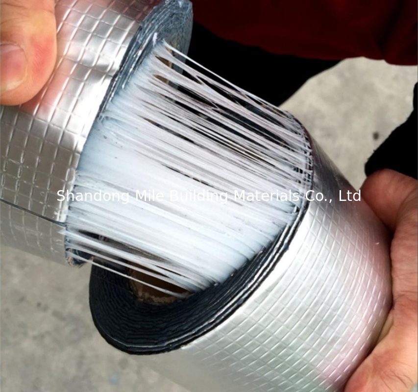 Tape Butyl Aluminum Foil Butyl Tape Adhesive Roof Tape Butyl Rubber Single Sided Self Adhesive Wate