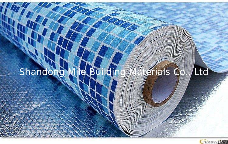 ASTM, Mosaic pvc swimming pool liner, Flexible and waterproof pvc swimming pool line, vinyl pool PVC liner replacement