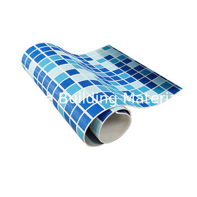 Piscina buena resistencia a la tracción Anti-microorganismos cloruro de polivinilo PVC revestimiento de la piscina